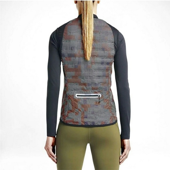 Nike Aeroloft Flash Vest Womens Small Black Multi 689260 running - Picture 3 of 11